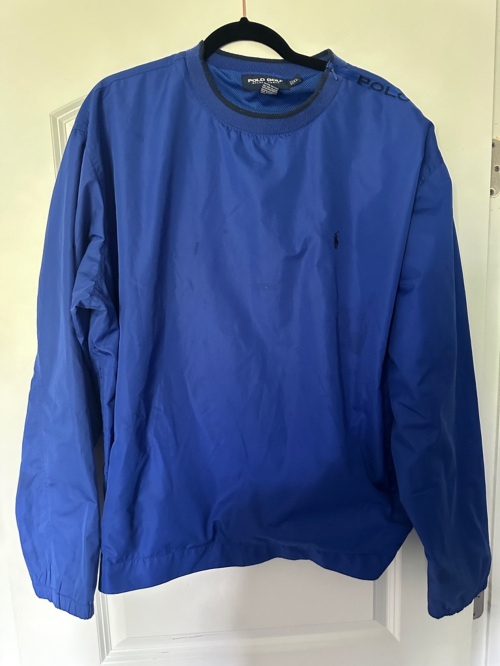 Polo Ralph Lauren Blue Windbreaker Pullover Jacket